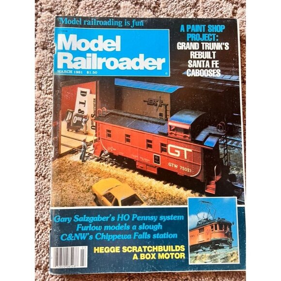 Vintage Model Railroader Magazines Lot of 6 Issues  JAN FEB MAR APR AUG DEC 1981 - Picture 6 of 13